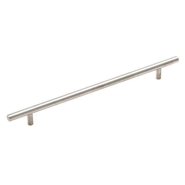 Amerock Bar Pulls Series 10-1/16 in (256 mm) Center to Center Sterling Nickel Pull, -BP19013CSG9
