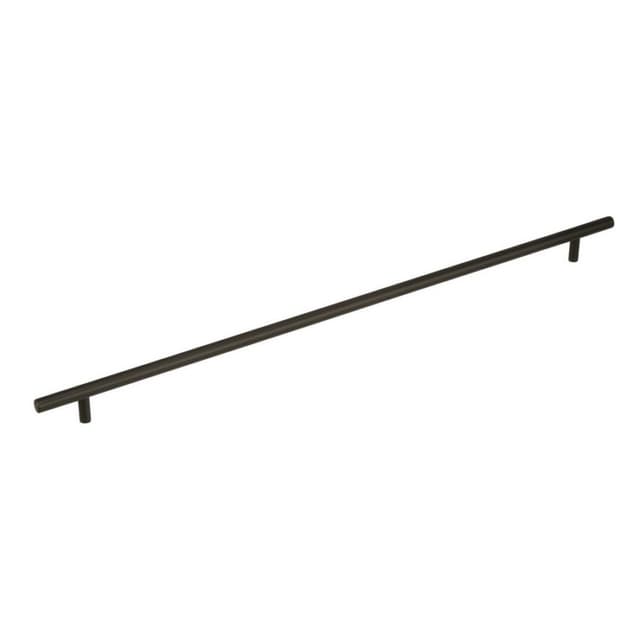 Amerock Bar Pulls Series 18-7/8 in (480 mm) Center to Center Black Bronze Pull, -BP19016BBR