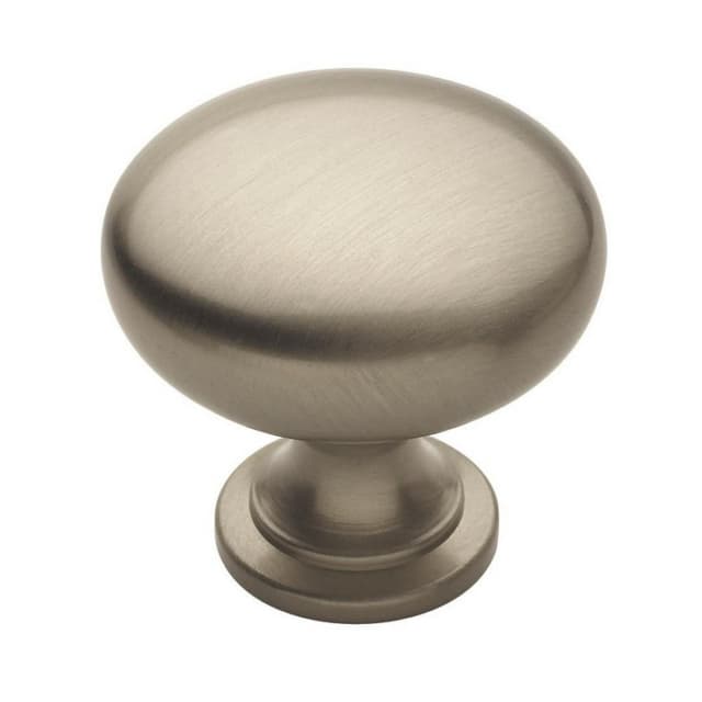 Amerock Everyday Heritage Series Satin Nickel 1-3/16 in (30 mm) Diameter Knob, - BP1910G10