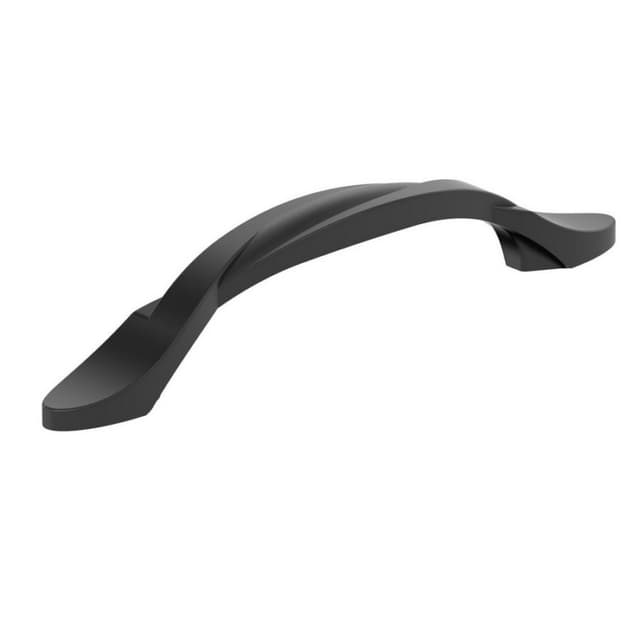 Amerock Intertwine Series 3-3/4 in (96 mm) Center to Center Matte Black Pull, -BP21172FB
