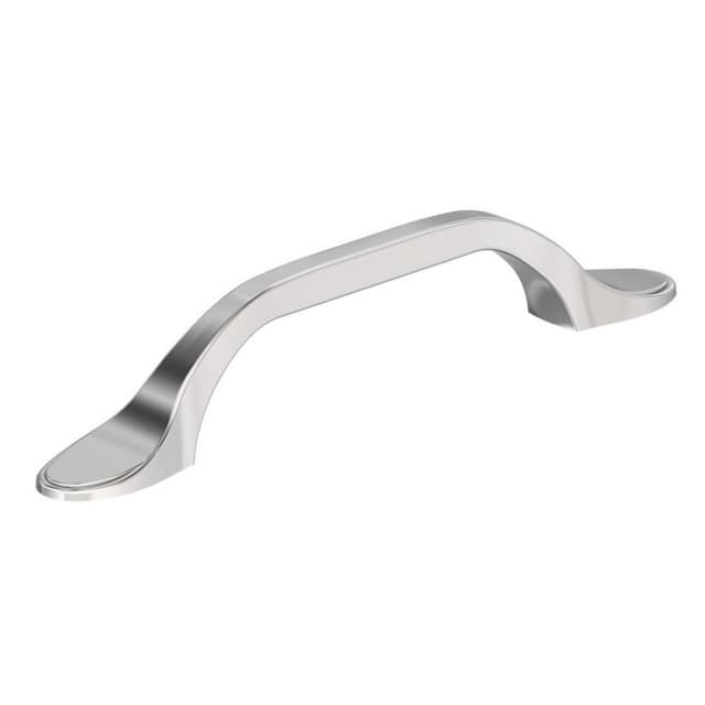 Amerock Ravino Series 3-3/4 in (96 mm) Center to Center Polished Chrome Pull, BP2193626