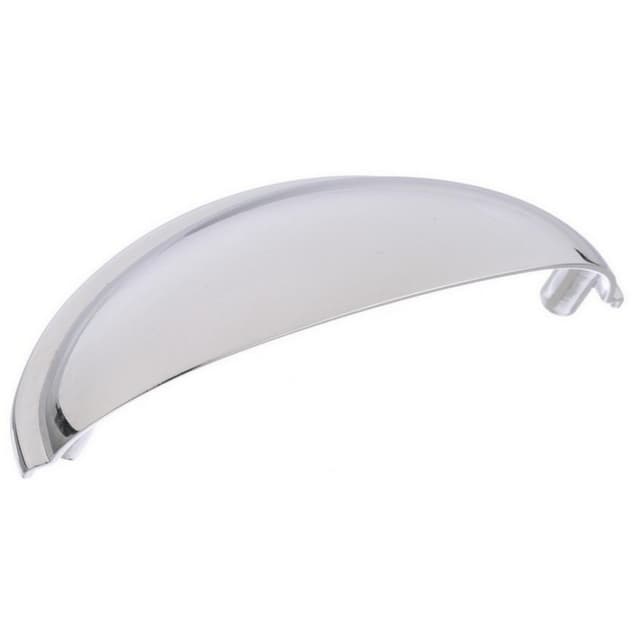 Amerock Cup Pulls Series 3 in (76 mm) Center to Center Polished Chrome Cup Pull, -BP2209426