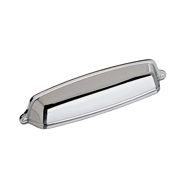 Amerock Stature Series 5-1/16 in (128 mm) Center to Center Polished Chrome Cup Pull, -BP2243926