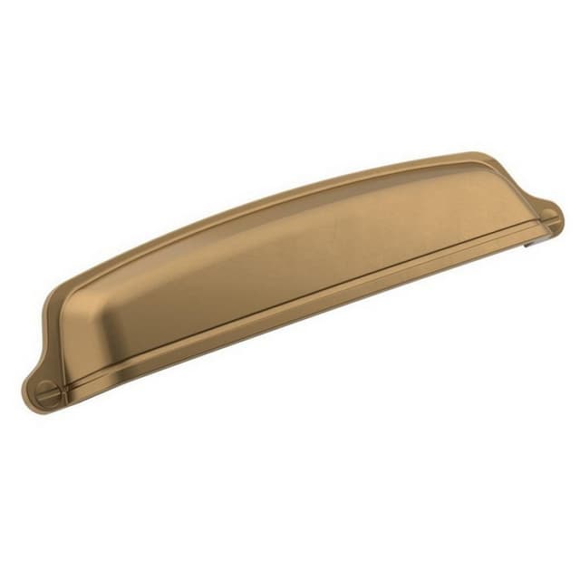 Amerock Stature Series 5-1/16 in (128 mm) Center to Center Champagne Bronze Cup Pull, -BP22439CZ
