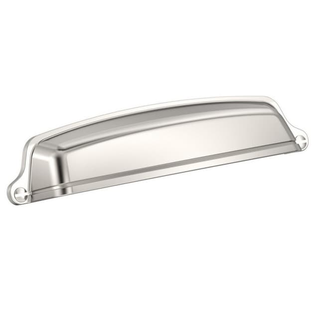 Amerock Cup Pulls Series 5-1/16 in (128 mm) Center to Center Polished Nickel , BP22439PN