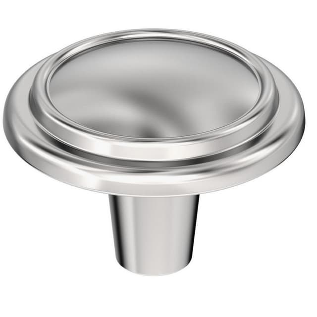 Amerock Hatfield Series Polished Chrome 1-1/4 in (32 mm) Diameter Knob, - BP2911326