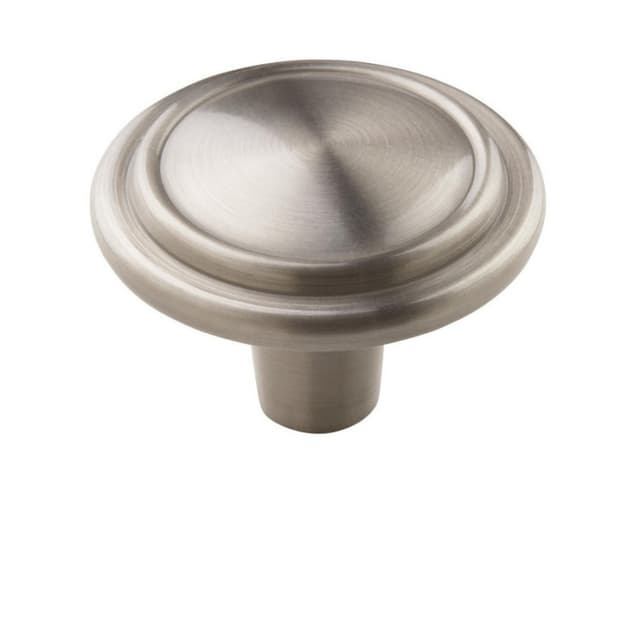Amerock Hatfield Series Satin Nickel 1-1/4 in (32 mm) Diameter Knob, - BP29113G10