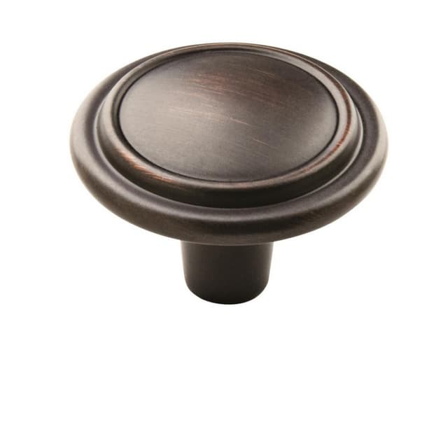 Amerock Hatfield Series Oil Rubbed Bronze 1-1/4 in (32 mm) Diameter Knob, - BP29113ORB