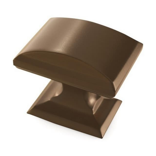 Amerock Candler Series Caramel Bronze 1-1/4 in (32 mm) L x 1 in (25 mm) W Knob, -BP29340CBZ