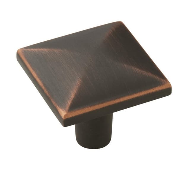 Amerock Extensity Series Oil Rubbed Bronze 1-1/8 in (29 mm) L x 1-1/8 in (29 mm) W Knob, -BP29370ORB