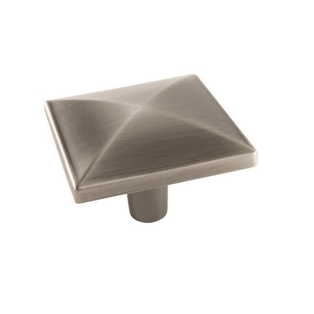 Amerock Extensity Series Antique Silver 1-1/2 in (38 mm) L x 1-1/2 in (38 mm) W Knob, -BP29398AS