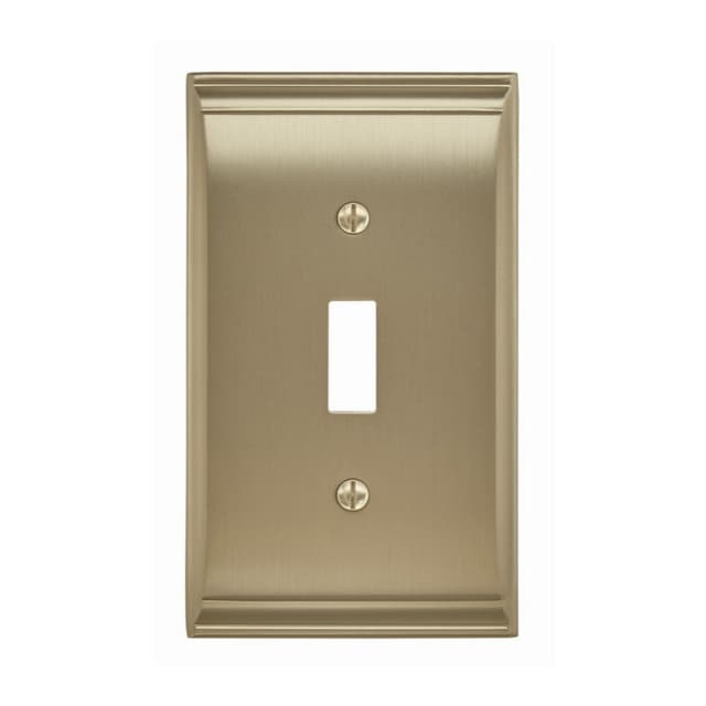 Candler 2-7/8" 1 Toggle Wall Plate, Golden Champagne