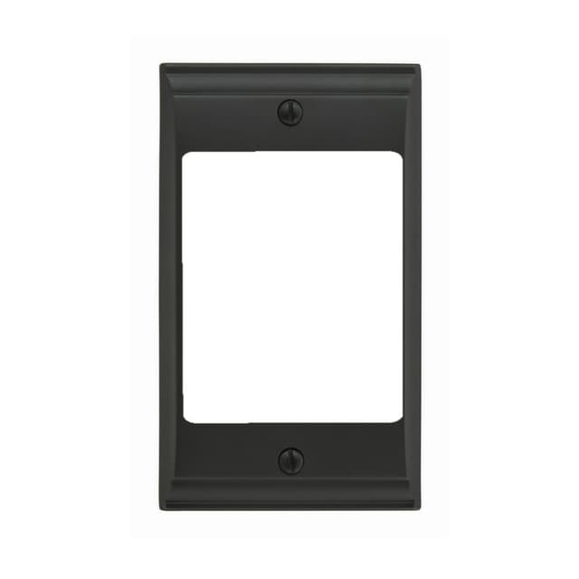 Candler 2-7/8" 1 Rocker Wall Plate, Black Bronze