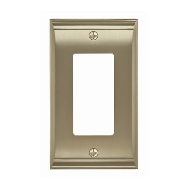 Candler 2-7/8" 1 Rocker Wall Plate, Golden Champagne