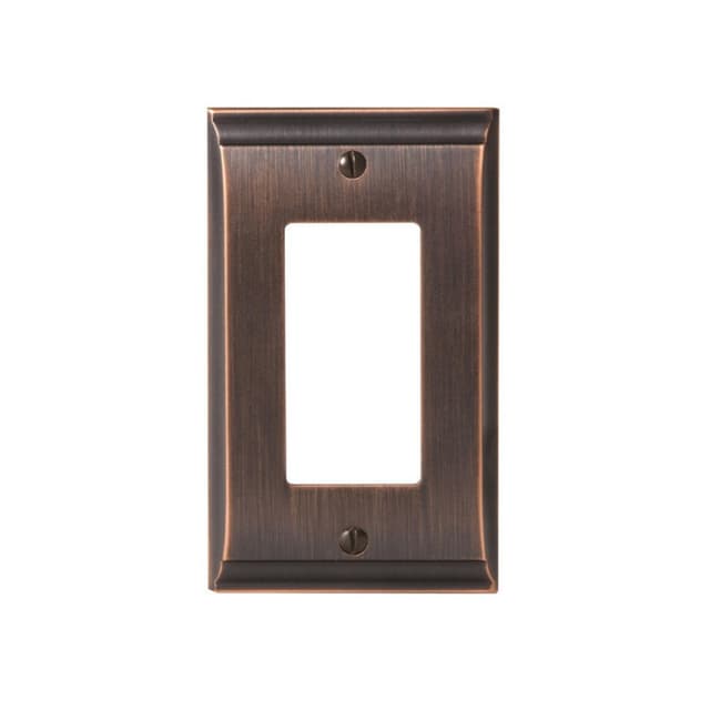 Candler 2-7/8" 1 Rocker Wall Plate, Oil-Rubbed Bronze