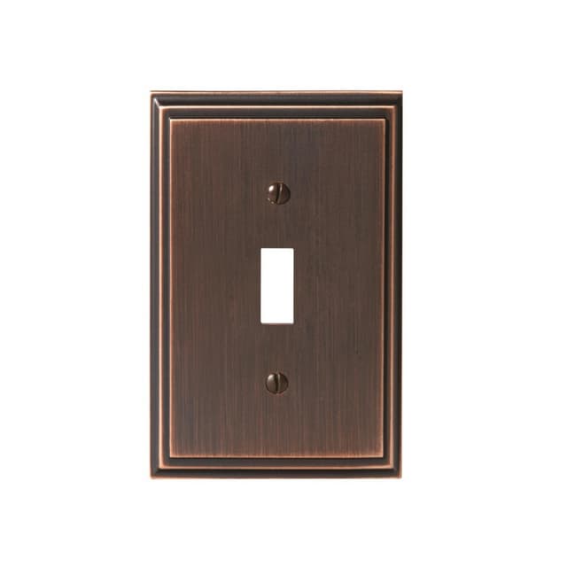 Mulholland™ 3-3/16" 1 Toggle Wall Plate, Oil-Rubbed Bronze
