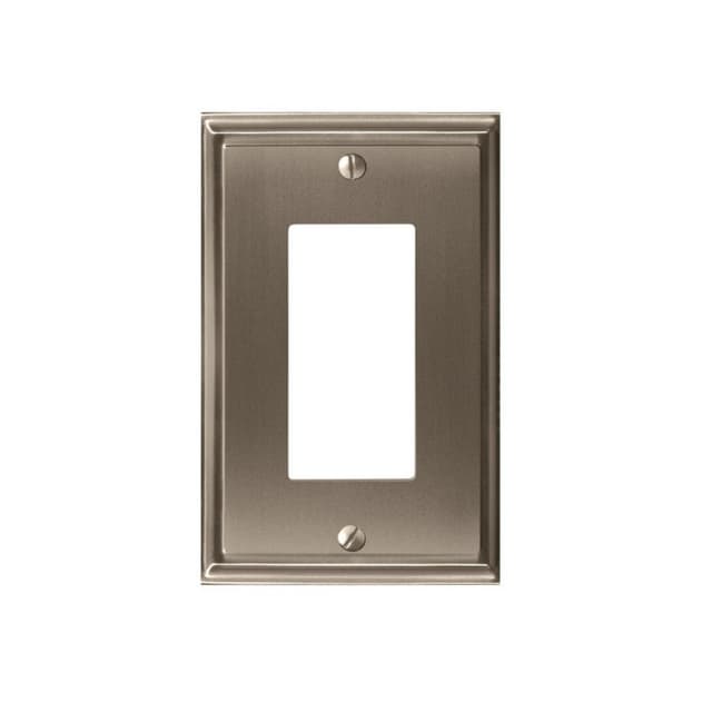 Mulholland™ 3-3/16" 1 Rocker Wall Plate, Satin Nickel