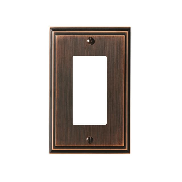 Mulholland™ 3-3/16" 1 Rocker Wall Plate, Oil-Rubbed Bronze
