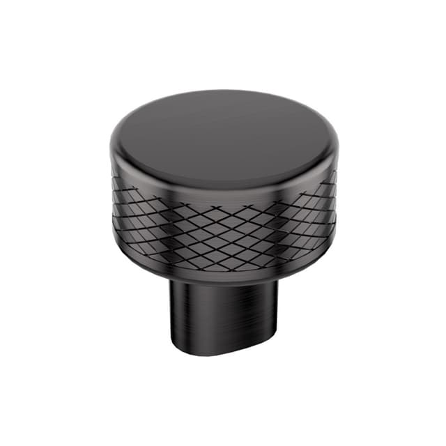 Amerock Bronx Series Gunmetal 1-1/4 in (32 mm) Diameter Knob, BP36554GM