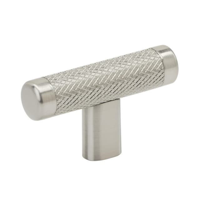 Amerock Bronx Series Satin Nickel 2-5/8 in (67 mm) L x 5/8 in (16 mm) W Knob, -BP36556G10