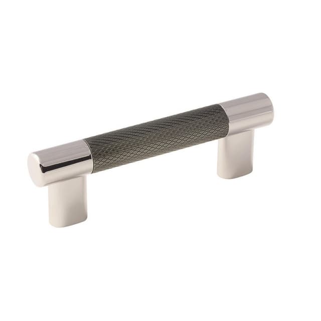 3"/96mm Esquire T-Bar Pull, Polished Nickel/Gunmetal