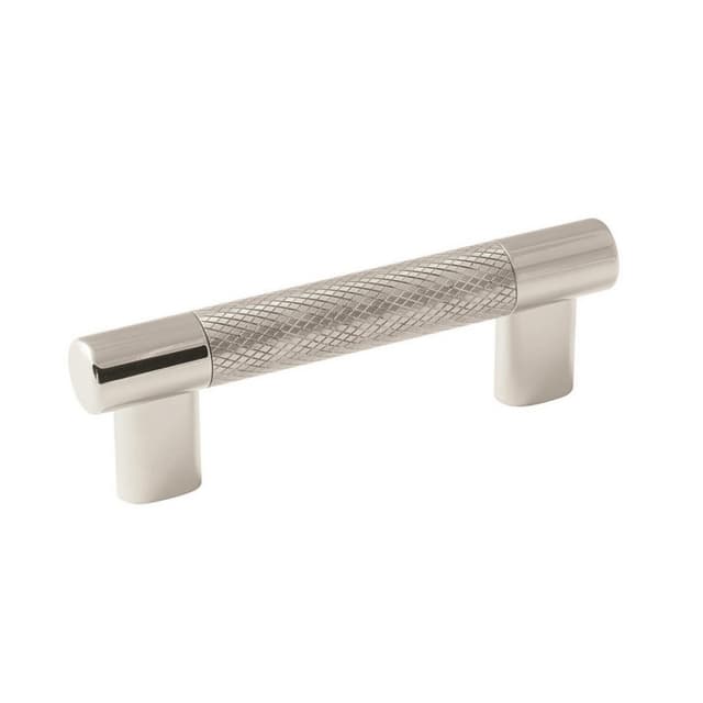 3"/96mm Esquire T-Bar Pull, Polished Nickel/Stainless Steel
