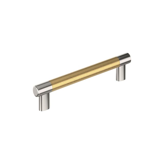 Amerock Esquire Series 6-5/16 in (160 mm) Center to Center Polished Nickel/Champagne Bronze Pull, BP36559PNCZ