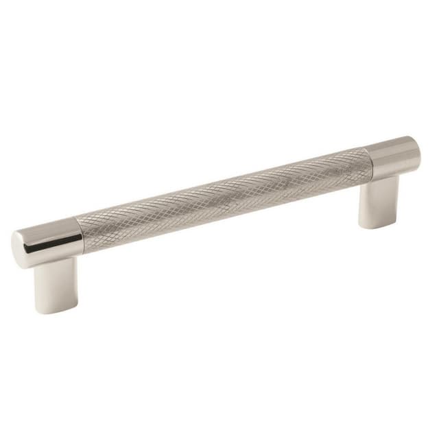 Amerock Esquire Series 6-5/16 in (160 mm) Center to Center Polished Nickel/Stainless Steel Pull, -BP36559PNSS
