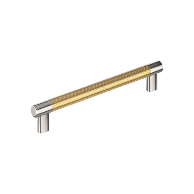 Amerock Esquire Series 8 in (203 mm) Center to Center Polished Nickel/Champagne Bronze Pull, BP36562PNCZ