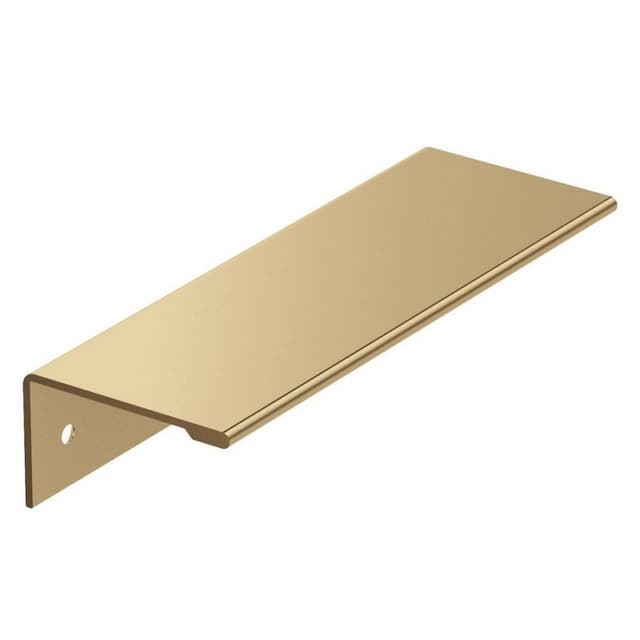 Amerock Edge Pull Series 3-3/4 in (96 mm) Center to Center Champagne Bronze Edge Pull, -BP36574CZ