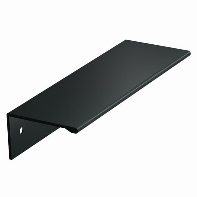 Amerock Edge Pull Series 3-3/4 in (95 mm) Center to Center Matte Black Tab Pull, -BP36574FB