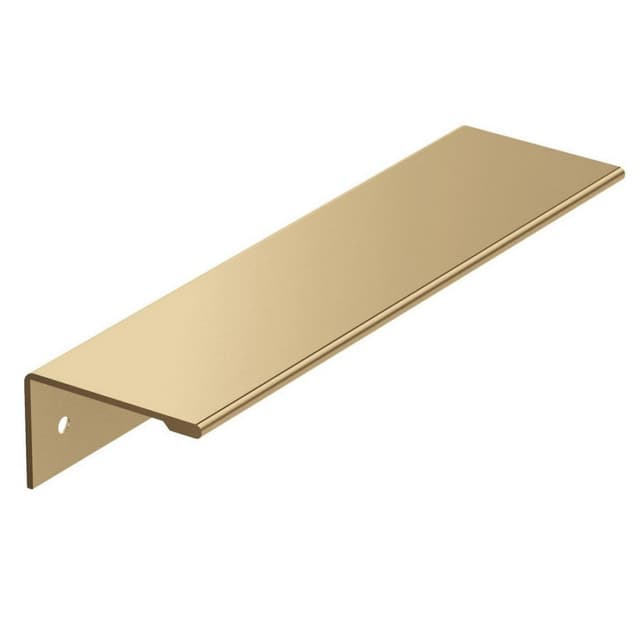 Amerock Edge Pull Series 5-1/16 in (128 mm) Center to Center Champagne Bronze Edge Pull, -BP36575CZ