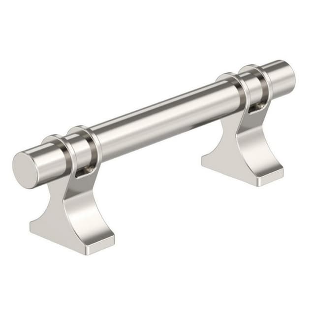Amerock Davenport Series 3 in (76 mm) Center to Center Polished Nickel Pull, BP36600PN