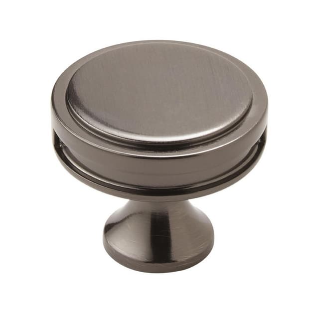 Amerock Oberon Series Gunmetal 1-3/8 in (35 mm) Diameter Knob, - BP36603GM