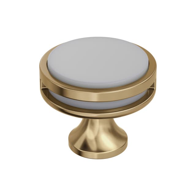 Amerock Oberon Series Champagne Bronze 1-3/8 in (35 mm) Diameter Knob, - BP36608CZFA