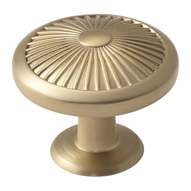 Amerock Crawford Series Golden Champagne 1-3/8 in (35 mm) Diameter Knob, - BP36613BBZ