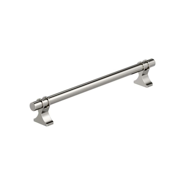 Amerock Davenport Series 7-9/16 in (192 mm) Center to Center Polished Nickel Pull, BP36618PN