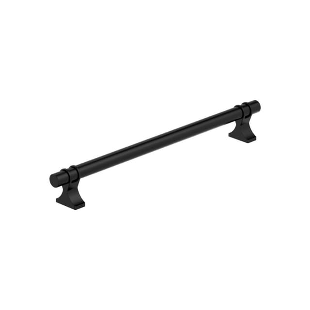 Amerock Davenport Series 8-13/16 in (224 mm) Center to Center Matte Black Pull, BP36619MB