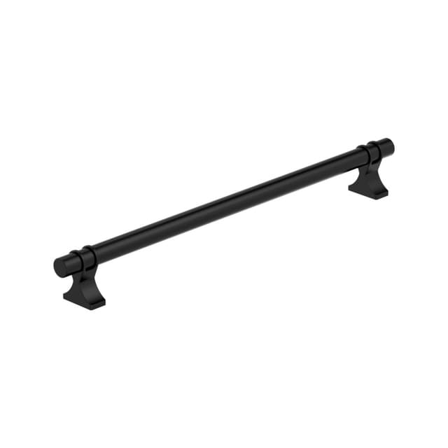 Amerock Davenport Series 10-1/16 in (256 mm) Center to Center Matte Black Pull, BP36620MB