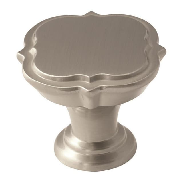 Amerock Grace Revitalize Series Satin Nickel 1-3/8 in (35 mm) Diameter Knob, - BP36628G10