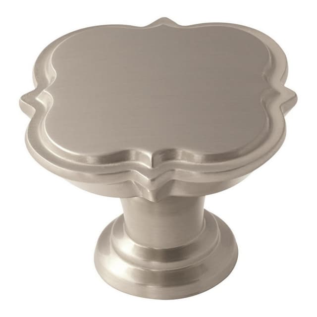 Amerock Grace Revitalize Series Satin Nickel 1-3/4 in (44 mm) Diameter Knob, - BP36629G10