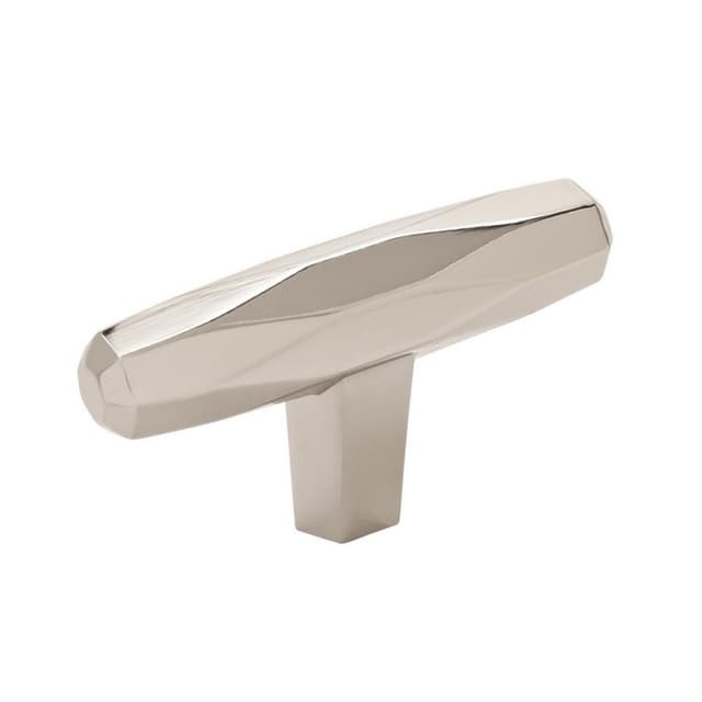 Amerock St. Vincent Series Polished Nickel 2-1/2 in (64 mm) L x 5/8 in (16 mm) W Knob, -BP36642PN