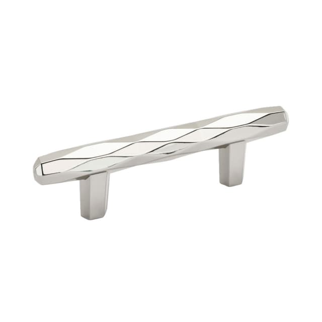 Amerock St. Vincent Series 3 in (76 mm) Center to Center Polished Nickel Pull, -BP36646PN