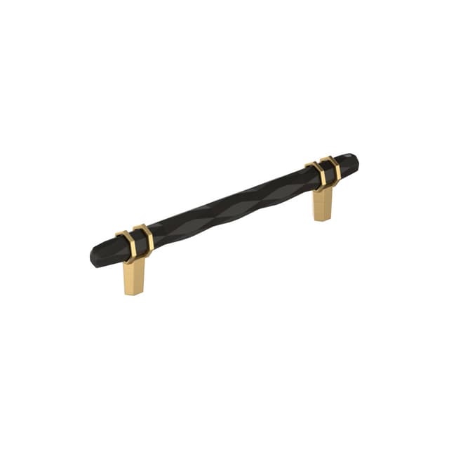 Amerock London Series 6-5/16 in (160 mm) Center to Center Black Bronze/Champagne Bronze Pull, BP36650BBRCZ
