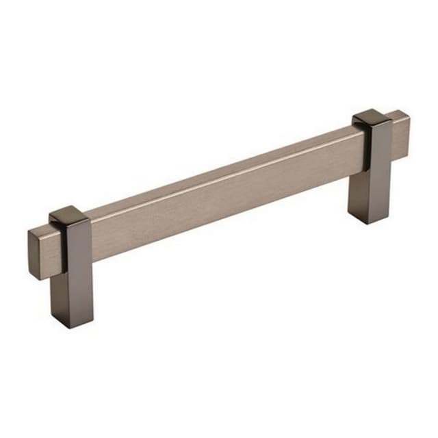 Amerock Mulino Series 5-1/16 in (128 mm) Center to Center Black Brushed Nickel/Black Nickel Pull, -BP36724BBNBN
