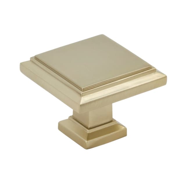 Amerock Appoint Series Golden Champagne 1-1/4 in (32 mm) L x 1-1/4 in (32 mm) W Knob, -BP36758BBZ