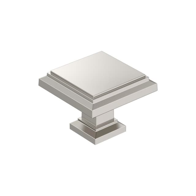 Amerock Appoint Series Polished Nickel 1-1/4 in (32 mm) L x 1-1/4 in (32 mm) W Knob, BP36758PN