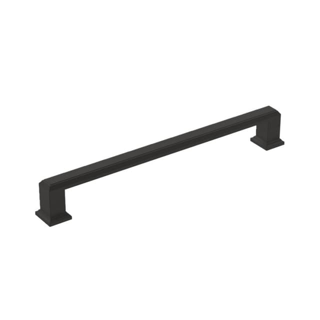 Amerock Appoint Series 7-9/16 in (192 mm) Center to Center Matte Black Pull, -BP36761FB