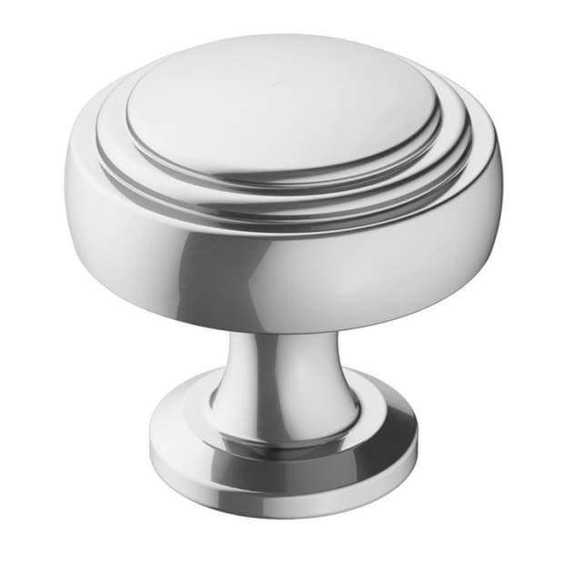 Amerock Winsome Series Polished Chrome 1-1/4 in (32 mm) Diameter Knob, - BP3676526