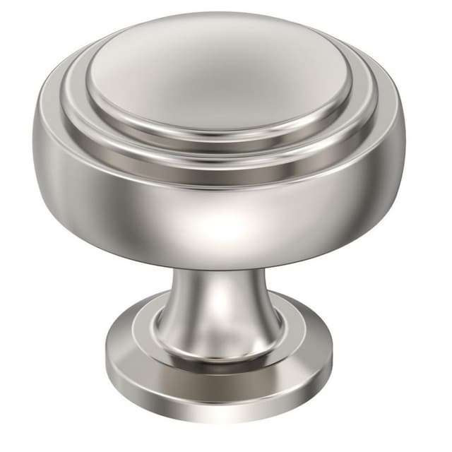 Amerock Winsome Series Polished Nickel 1-1/4 in (32 mm) Diameter Knob, BP36765PN